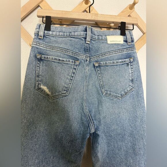 Current Elliot Soulmate High Rise Slim Straight Leg Jean Camino Blue Sz 25 - Picture 9 of 12